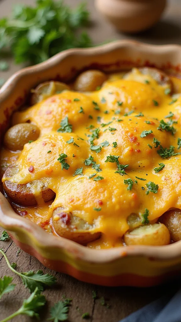 20 Easy Potluck Breakfast Ideas That Everyone Will Devour - 11. Cheesy Breakfast Potatoes 1