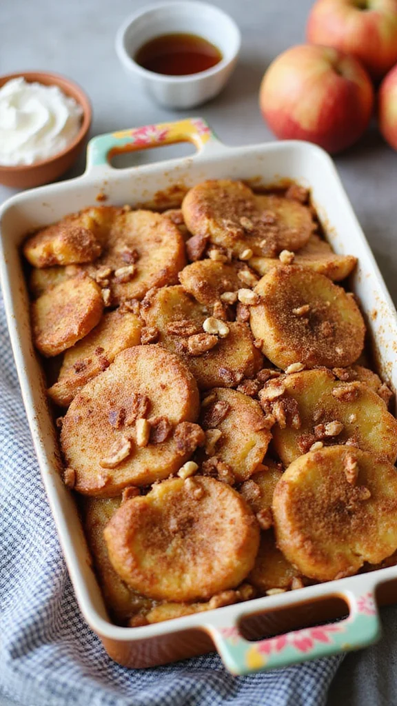 20 Easy Potluck Breakfast Ideas That Everyone Will Devour - 17. Apple Cinnamon Overnight French Toast 1