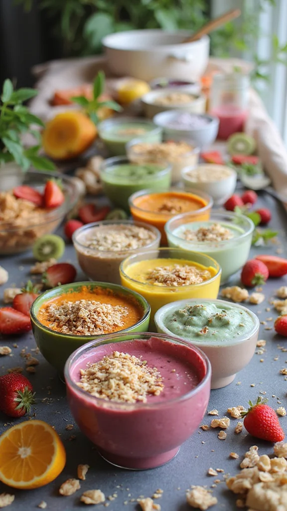 20 Stunning Breakfast Brunch Ideas for Your Next Gathering - 14. Smoothie Bowl Bar 1