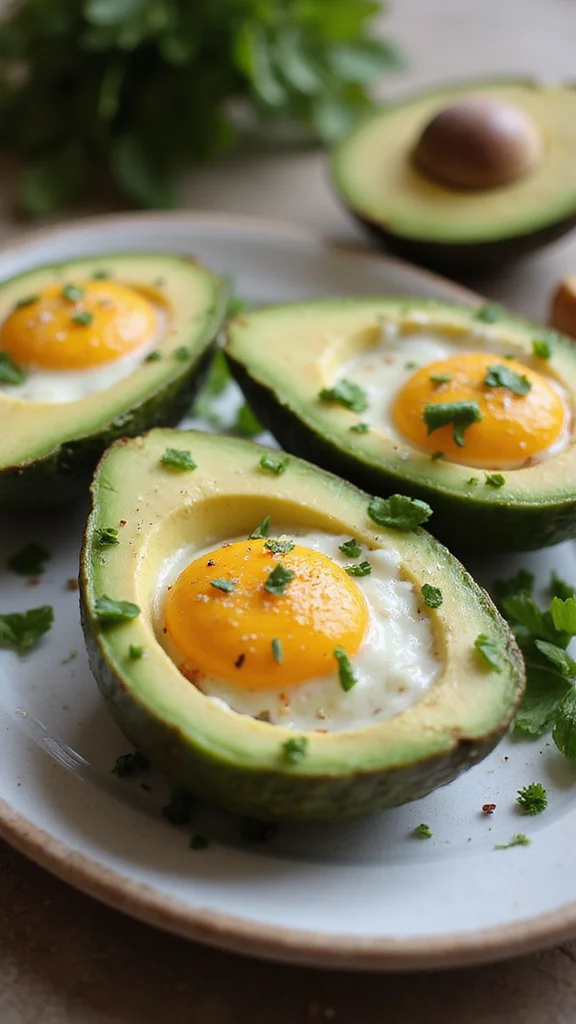 20 Stunning Breakfast Brunch Ideas for Your Next Gathering - 19. Baked Eggs in Avocado 1
