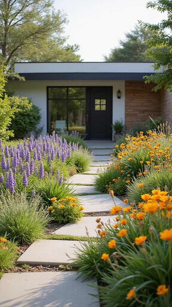 2026 Front Yard Trends Master Style Guide - 1. Embrace Sustainable Native Plants 1