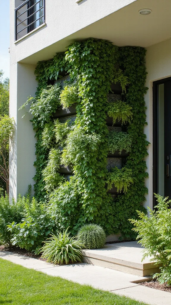 2026 Front Yard Trends Master Style Guide - 4. Vertical Gardens 1