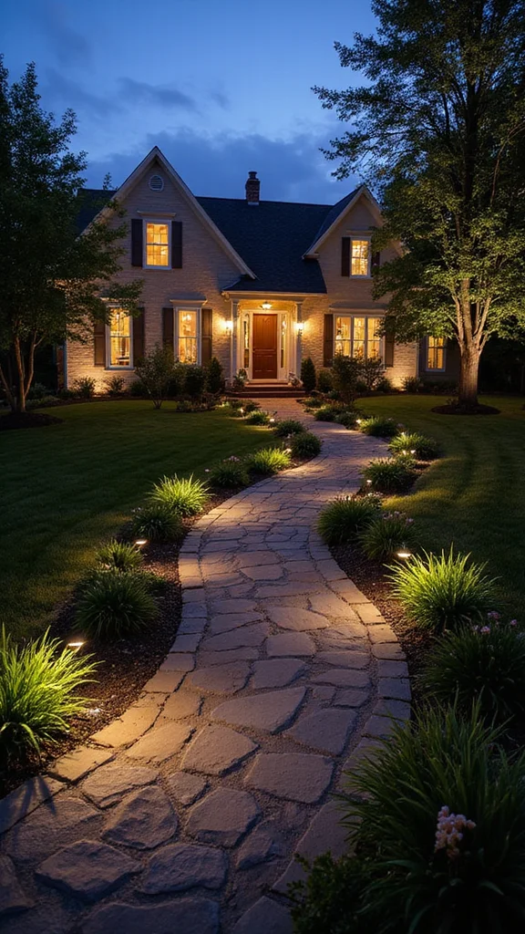 7 Front Yard Landscaping Mistakes Homeowners Make and How to Avoid Them - 5. Poor Lighting Choices 1
