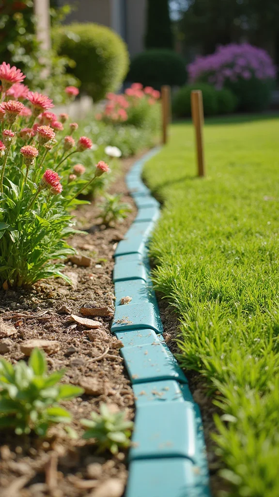 Best Landscape Edging for Front Yard Beds: Metal vs Stone vs Plastic Tested - 6. Installation Tips for Plastic Edging 1