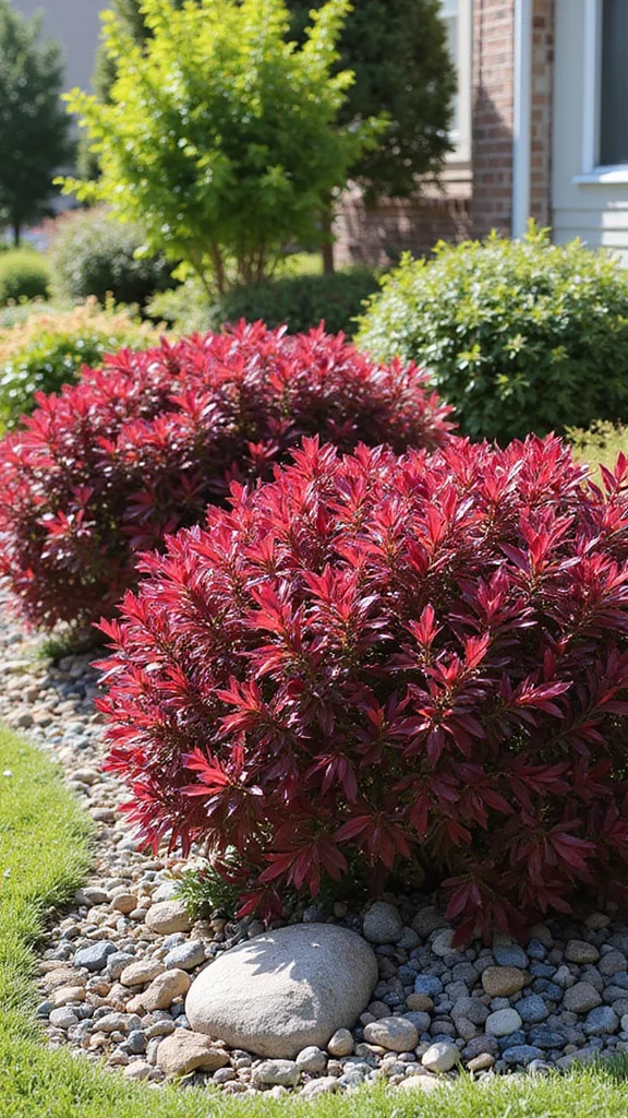 Best Low-Growing Shrubs for Front Yard Landscaping That Need No Pruning - 5. Japanese Barberry (Berberis thunbergii 'Concorde') 1