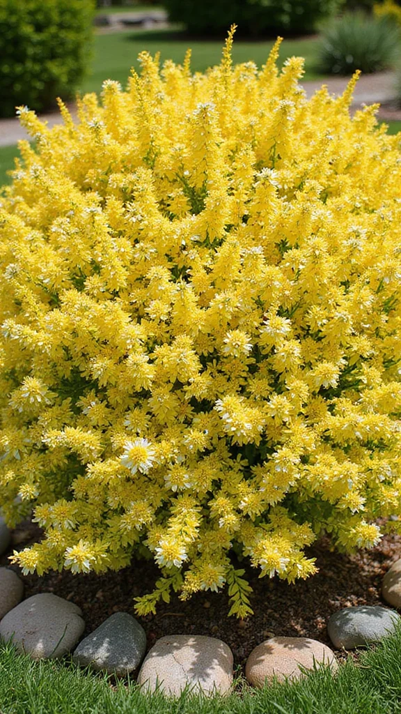 Best Low-Growing Shrubs for Front Yard Landscaping That Need No Pruning - 7. Gold Mound Spirea (Spiraea japonica 'Goldmound') 1