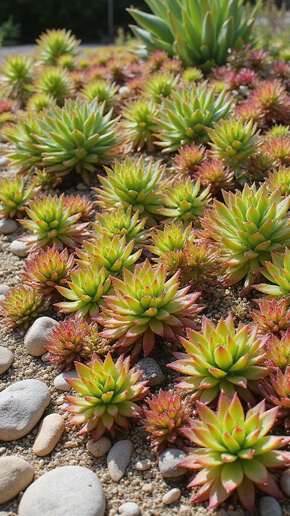 Best Plants for Low Maintenance Flower Beds in Full Sun All Season - 3. Sedum (Sedum spp.) 1