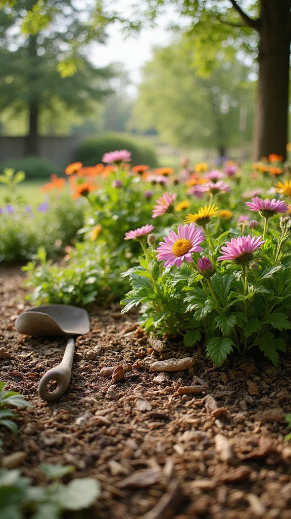 Best Weed Barrier for Flower Beds That Actually Works Long-Term - 5. Organic Mulch: Double Duty Benefits 1
