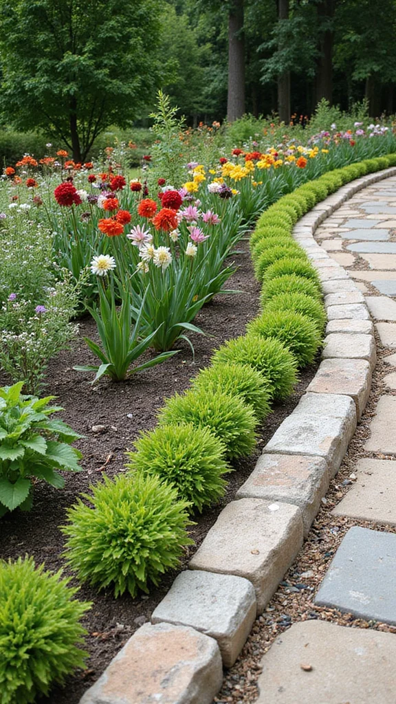 Common Flower Bed Design Mistakes That Make Your Yard Look Messy - 10. Lack of Structure 1