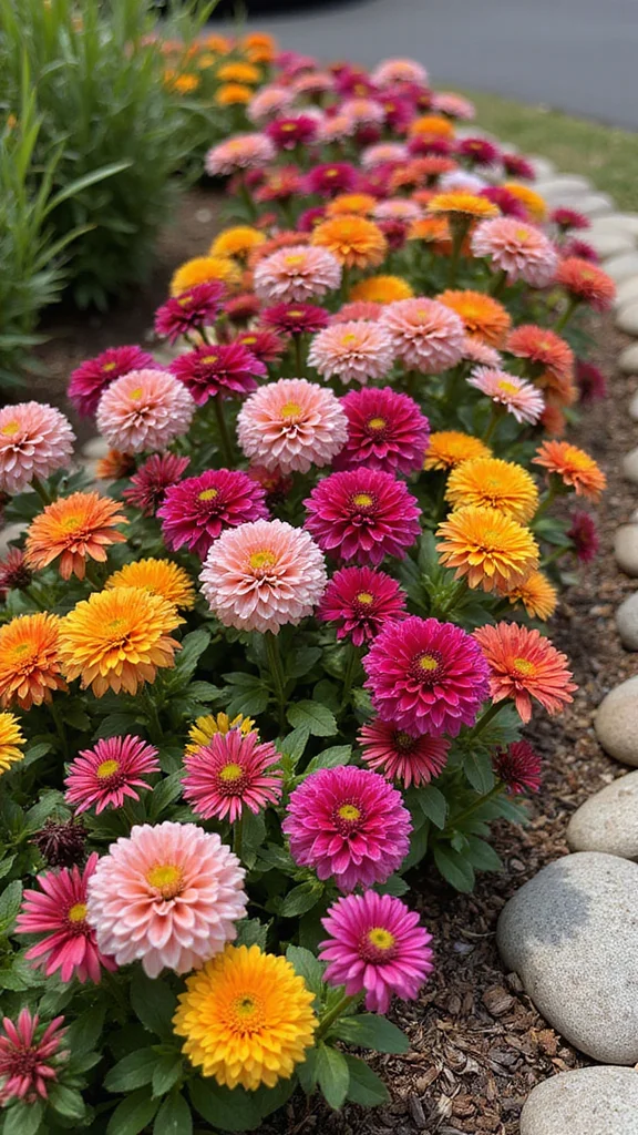 Common Flower Bed Design Mistakes That Make Your Yard Look Messy - 3. Poor Color Coordination 1