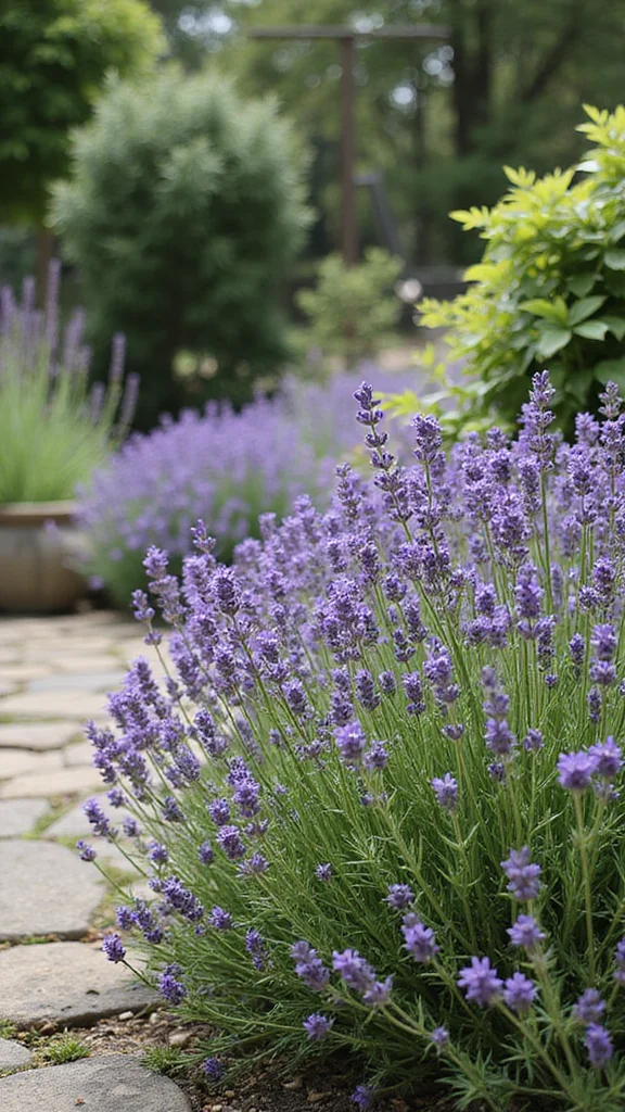 Cottage-Style Flower Bed Ideas With Overflowing Color and Soft Texture - 9. Emphasizing Aromatic Plants: Appeal to All Senses 1