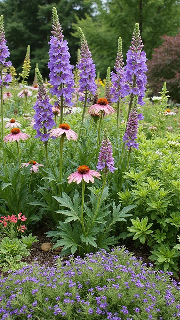Curb Appeal Landscaping Ideas That Work in Every Climate and Budget - 3. Layering with Perennials 1