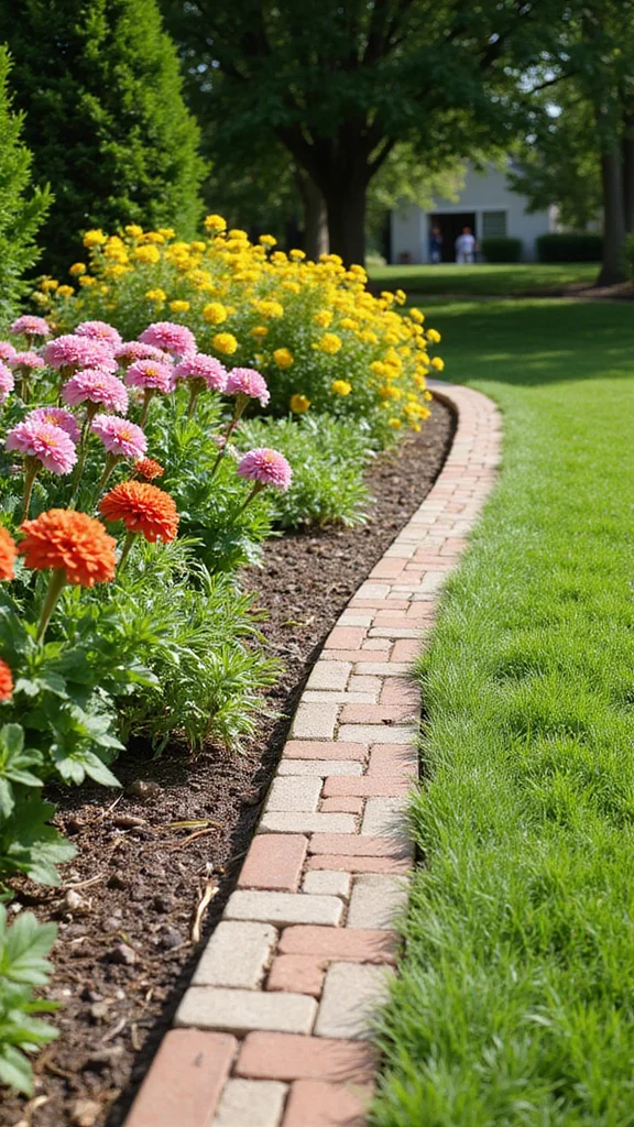 Curb Appeal Landscaping Ideas That Work in Every Climate and Budget - 8. Use Edging to Define Spaces 1