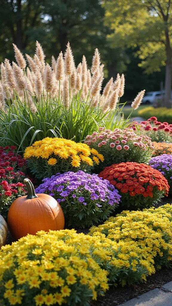 Fall Flower Bed Ideas: What to Plant for Autumn Color and Winter Structure - 10. Layering for Depth and Interest 1