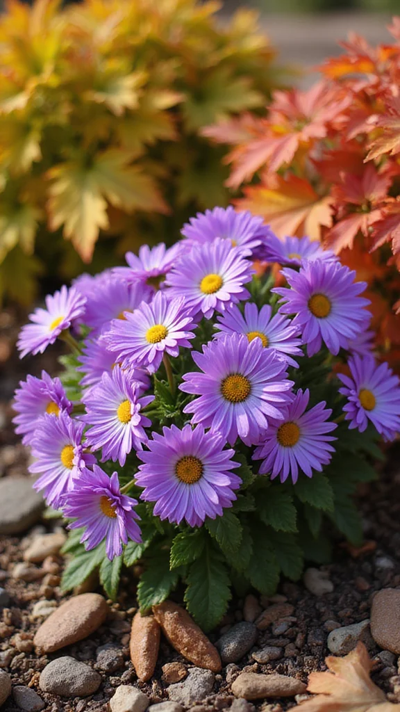 Fall Flower Bed Ideas: What to Plant for Autumn Color and Winter Structure - 3. Stunning Asters 1