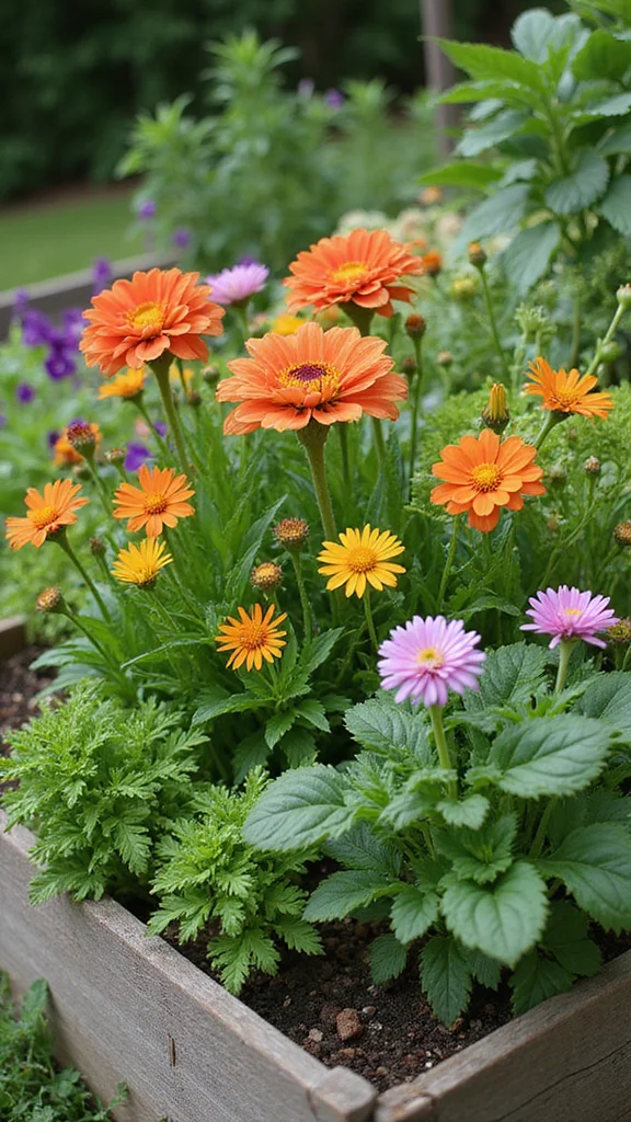 Flower Bed Design Trends for 2026: The New Styles Replacing Traditional Borders - 5. Edible Flower Beds 1
