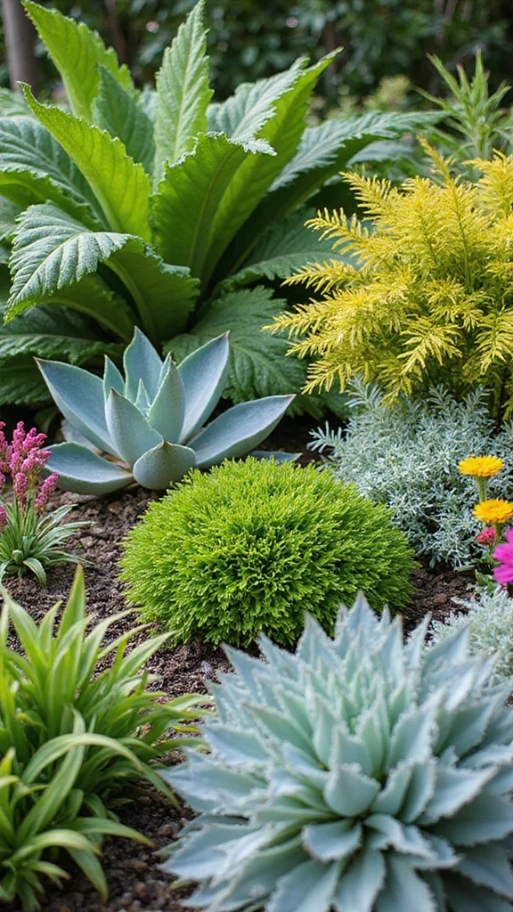Flower Bed Design Trends for 2026: The New Styles Replacing Traditional Borders - 6. Textured Plantings 1