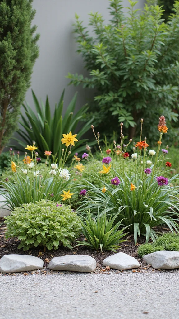 Flower Bed Design Trends for 2026: The New Styles Replacing Traditional Borders - 7. Minimalist Flower Beds 1