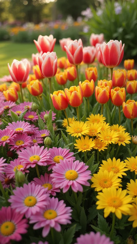 Flower Bed Design Trends for 2026: The New Styles Replacing Traditional Borders - 9. Seasonal Blooms 1