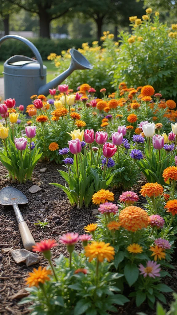 Flower Bed Planning for Beginners: How to Choose Plants That Bloom Together - 4. Seasonal Rotation of Plants 1