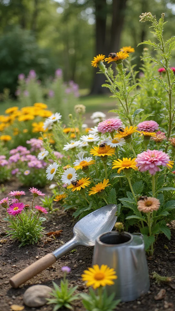 Flower Bed Planning for Beginners: How to Choose Plants That Bloom Together - 6. Attracting Pollinators 1