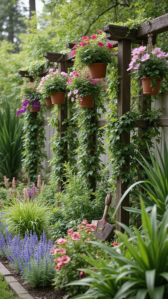 Flower Bed Planning for Beginners: How to Choose Plants That Bloom Together - 8. Creating Vertical Interest 1
