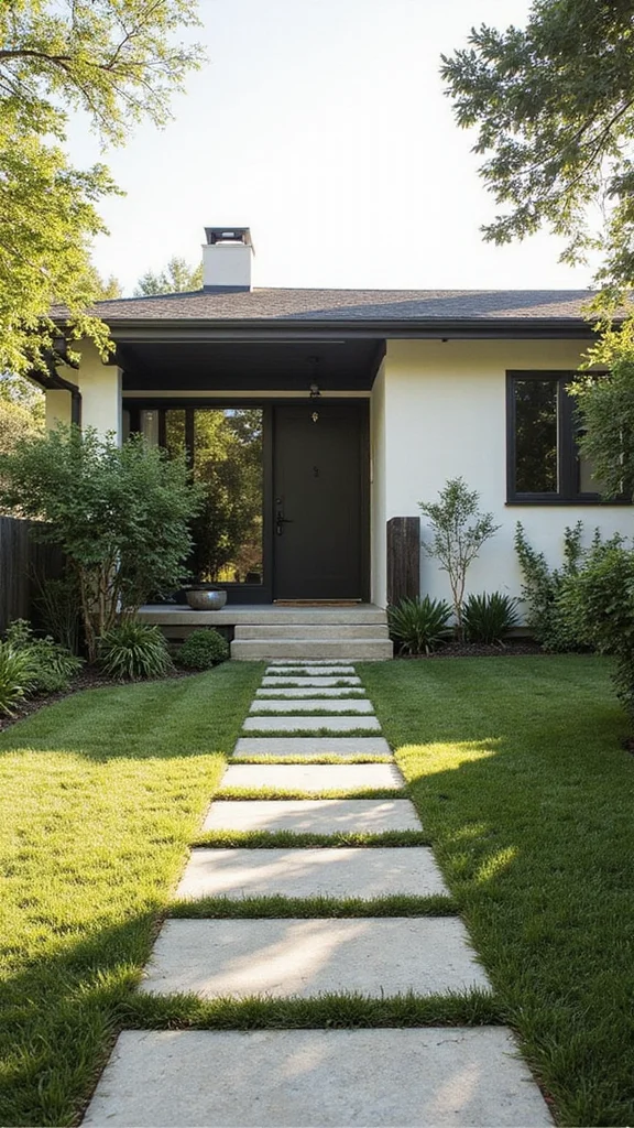 Front Yard Landscaping Trends for 2026: What Designers Are Planting Right Now - 9. Minimalist Designs 1