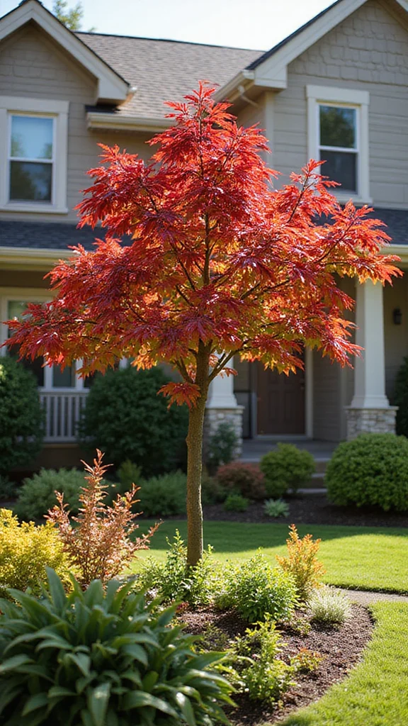 Front Yard Landscaping for Beginners: What to Plant First and Where - 2. Add a Focal Point with a Tree 1