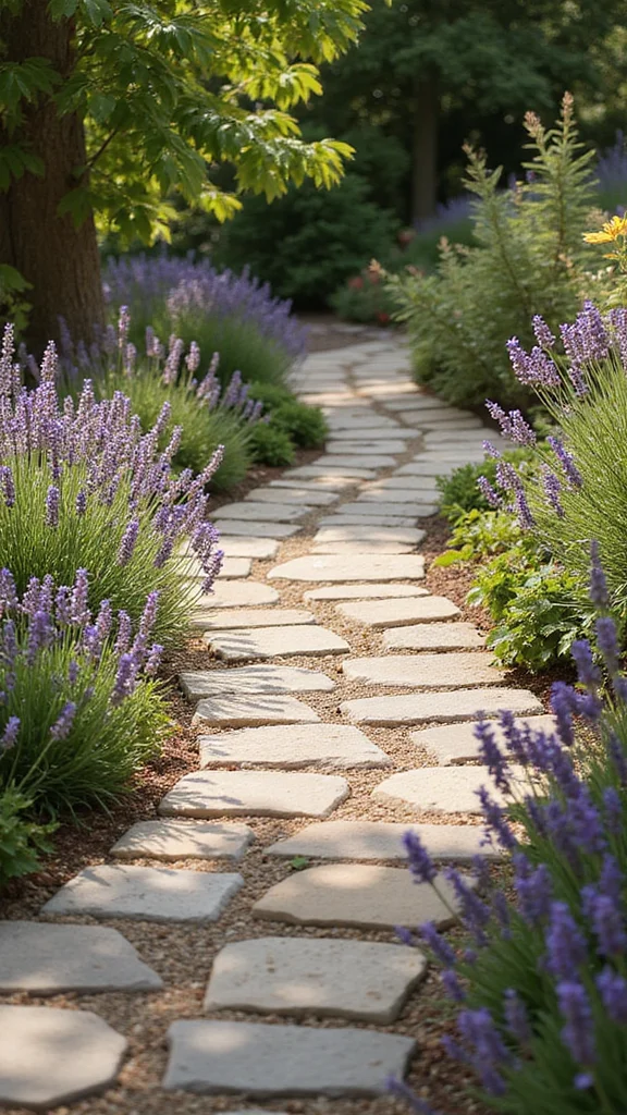 Front Yard Landscaping for Beginners: What to Plant First and Where - 7. Create a Pathway 1