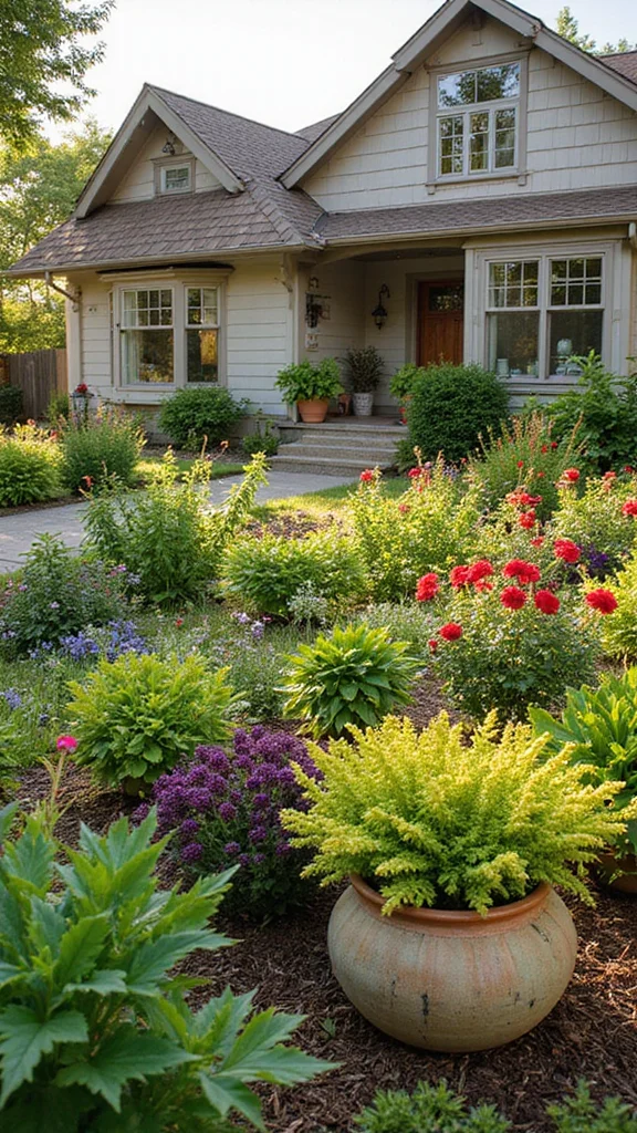 Front Yard Makeover Ideas for Ranch-Style Homes - 10. Incorporate Edible Landscaping 1