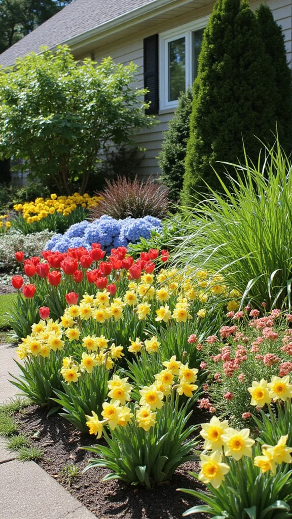 How to Choose the Right Plants for Your Front Yard Based on Climate Zone - Planting for Seasonal Color in Temperate Climates 1