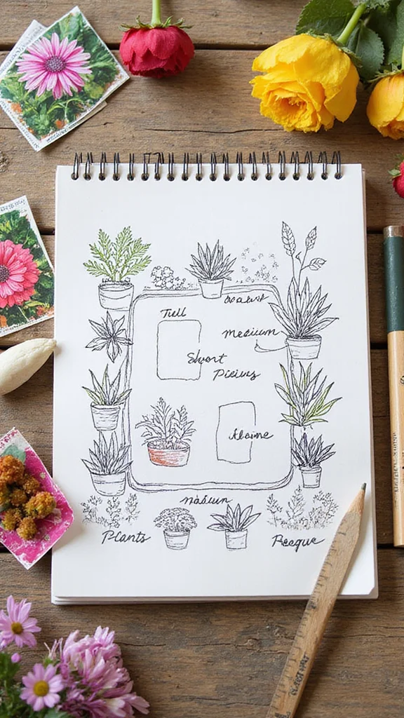 How to Design a Flower Bed Layout Using the Layered Planting Method - 2. Planning Your Layout 1