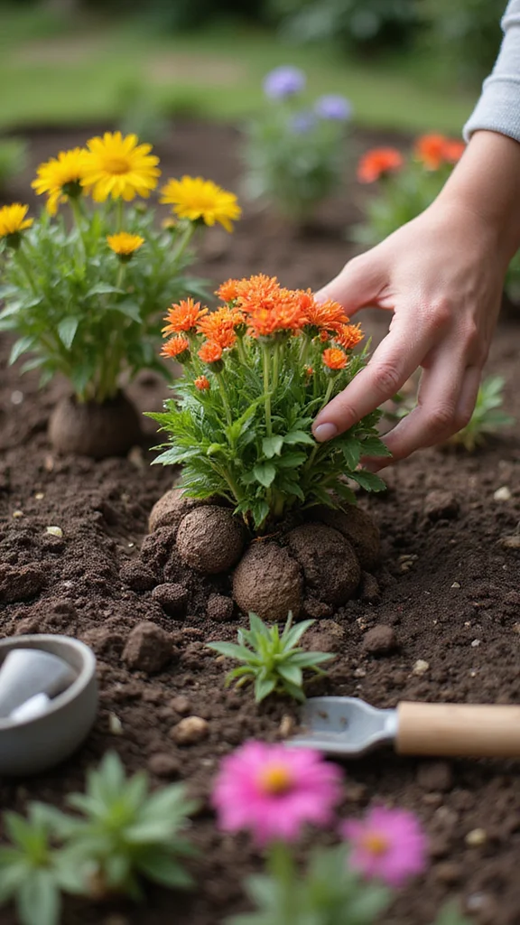 How to Design a Flower Bed Layout Using the Layered Planting Method - 4. Planting Techniques 1