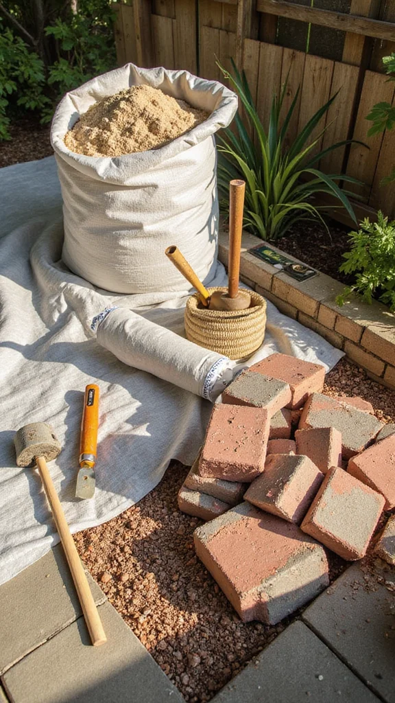 How to Edge Flower Beds With Bricks for a Clean, Permanent Border - Gathering Your Materials 1