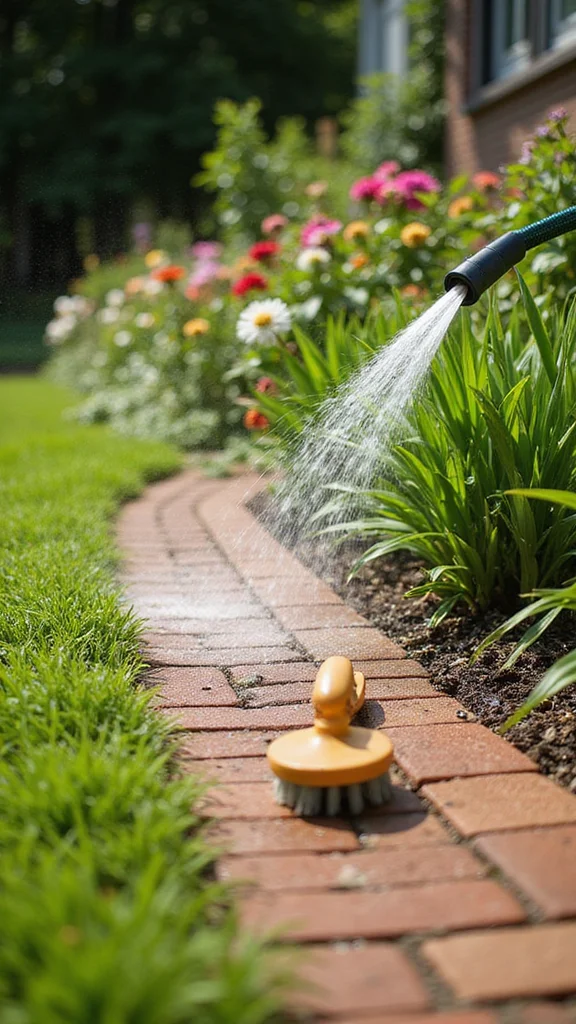 How to Edge Flower Beds With Bricks for a Clean, Permanent Border - Maintaining Your Brick Border 1