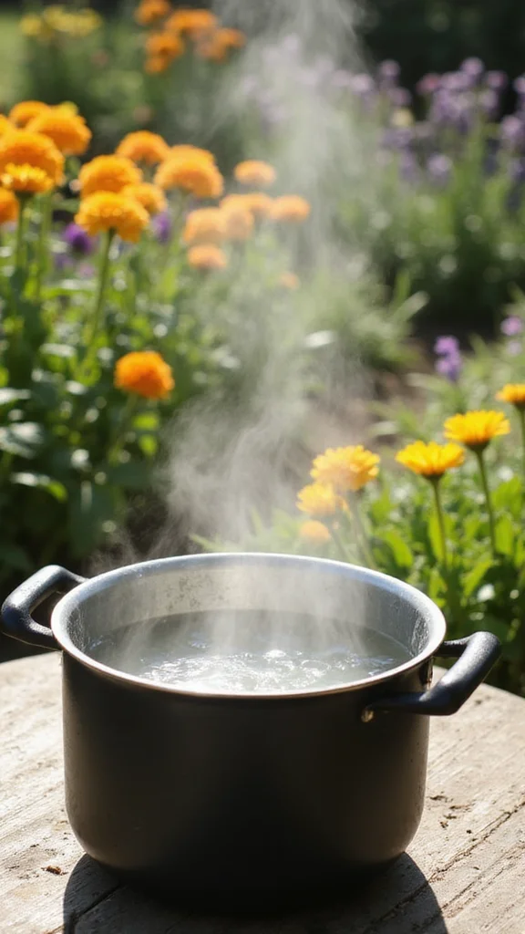 How to Kill Weeds in Flower Beds Without Harming Your Plants - 3. Boiling Water: The Instant Solution 1