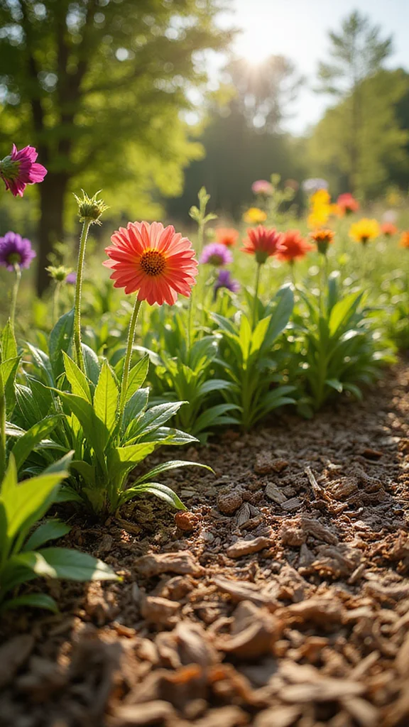 How to Kill Weeds in Flower Beds Without Harming Your Plants - 5. Mulching: The Barrier Method 1