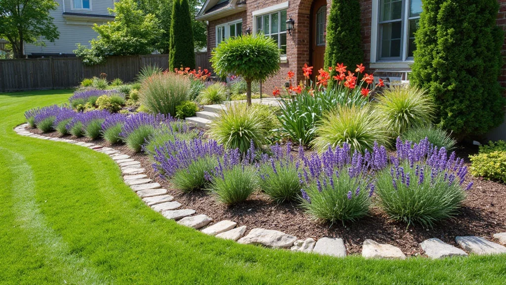 Low Maintenance Flower Bed Ideas for the Front of the House That Look Stunning