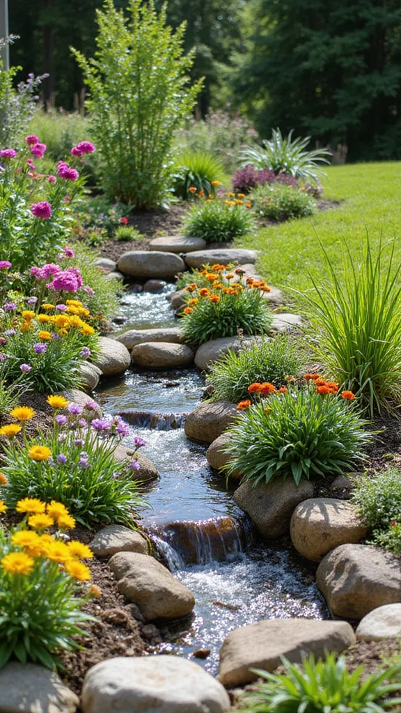 Low Maintenance Front Yard Landscaping Ideas That Look Like You Paid a Pro - 7. Rain Gardens for Eco-Friendly Water Management 1