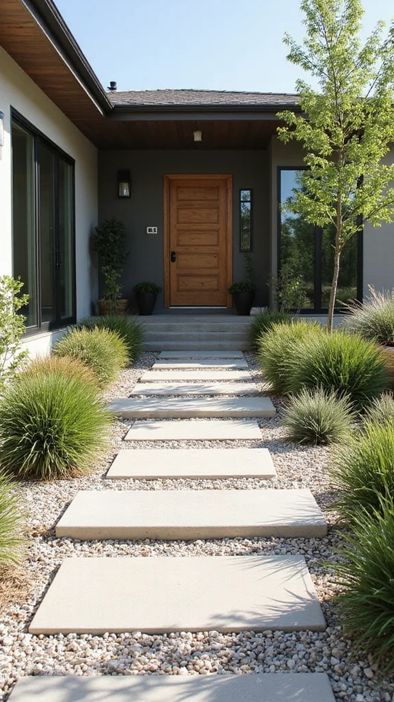 Low Maintenance Front Yard Landscaping Ideas That Look Like You Paid a Pro - 9. Minimalist Design for Easy Upkeep 1
