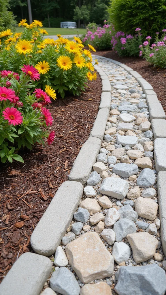 Mulch vs Rock for Front Yard Landscaping: Which Lasts Longer and Looks Better - 3. Visual Impact: Which Material Steals the Show? 1