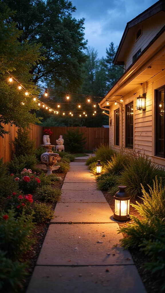 Small Front Yard Landscaping Ideas That Make the Most of Limited Space - 10. Lighting: Set the Mood 1