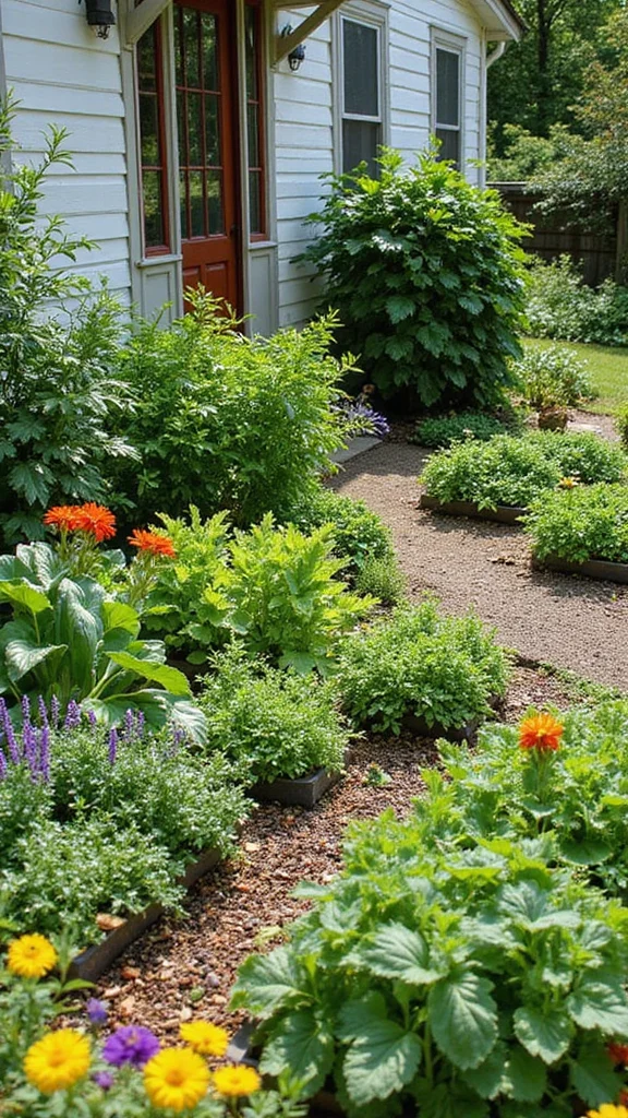 Small Front Yard Landscaping Ideas That Make the Most of Limited Space - 6. Edible Gardens: Beauty Meets Utility 1