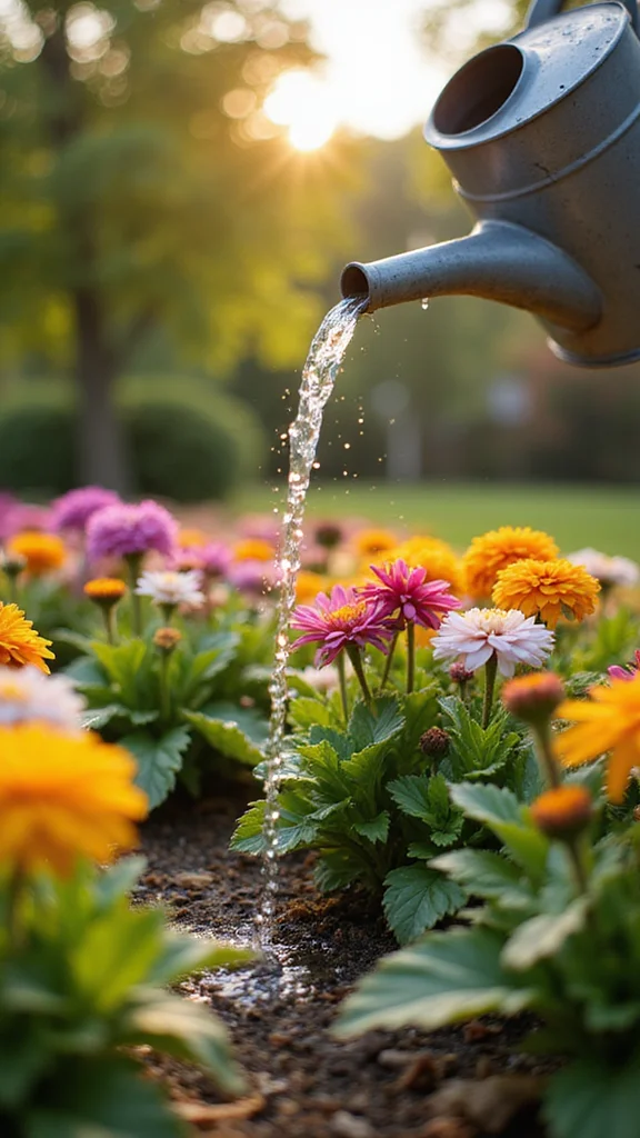 Spring Flower Bed Prep: How to Clean, Edge, and Refresh Your Beds This Season - 7. Water Wisely 1