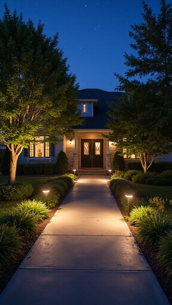 Spring Front Yard Refresh: 10 Quick Curb Appeal Updates to Do This Weekend - 10. Install Outdoor Lighting 1