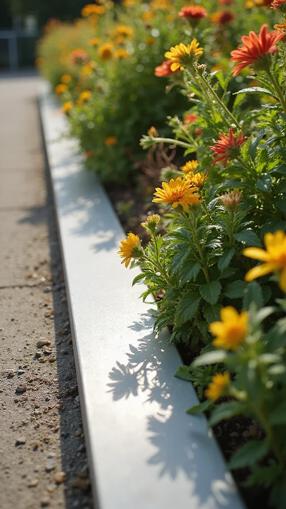Stone Edging vs Metal Edging for Flower Beds: Which Holds Up Better Long-Term - 2. The Appeal of Metal Edging: Sleek and Modern 1