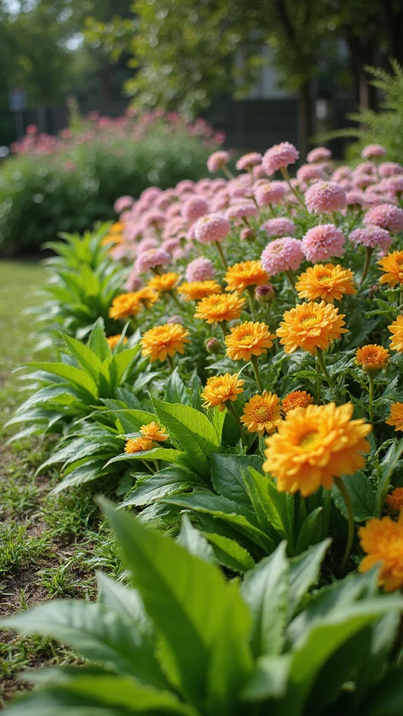 The Beginner's Guide to Flower Bed Edging: Which Material is Right for You - 8. Lush Living Edging 1