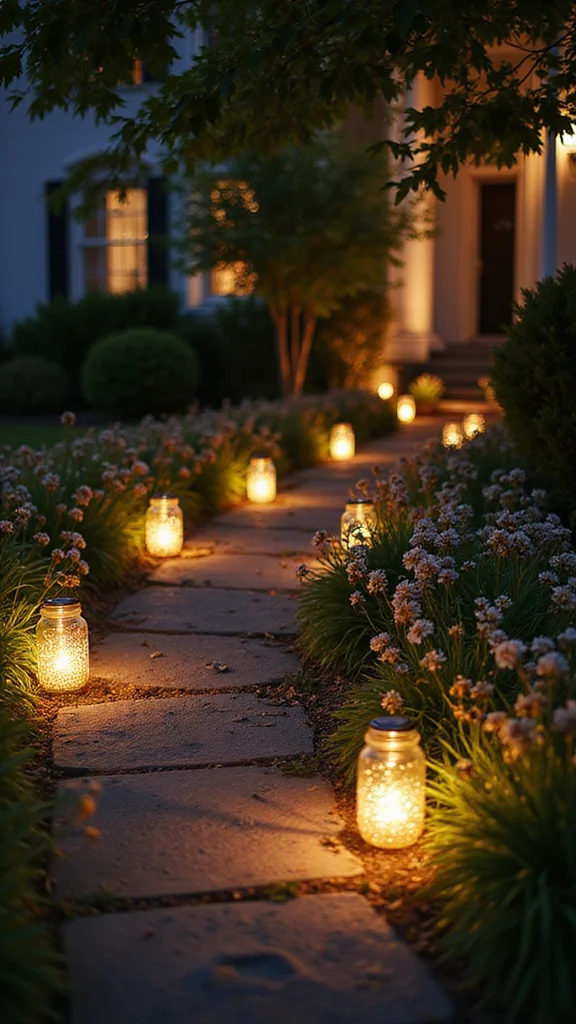 The Complete Beginner's Guide to Front Yard Landscaping on a Budget - 4. Lighting on a Budget 1