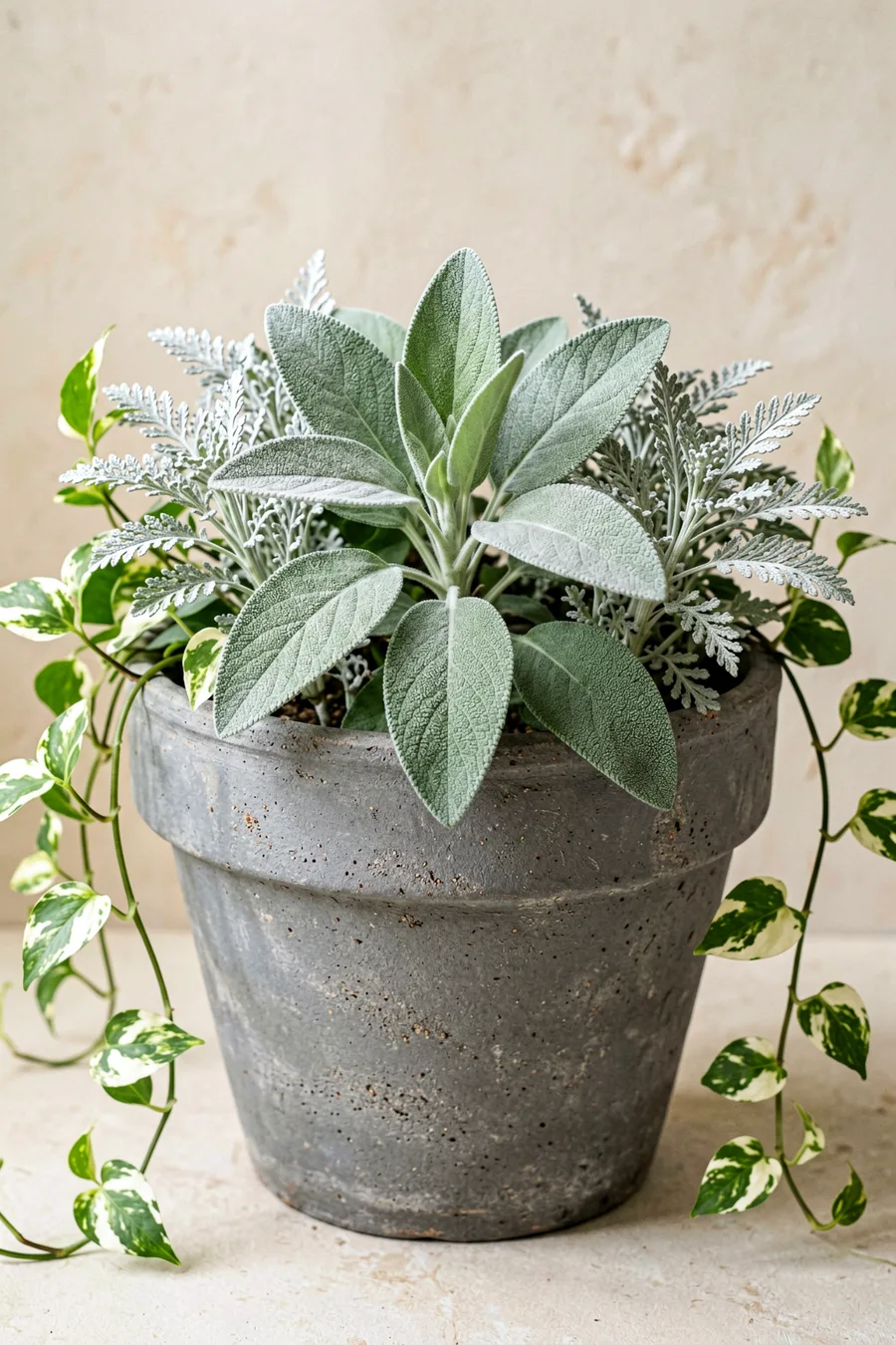 The Monochromatic Muted Sage Bowl