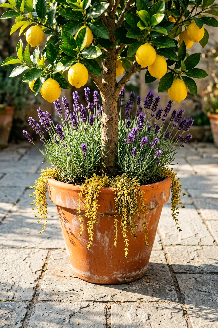 The Architectural Edible Citrus Pot